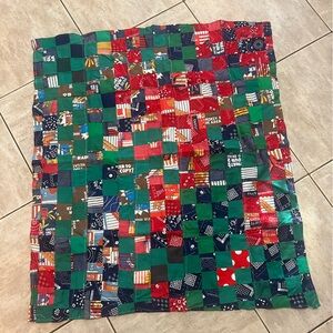 Vintage 80s Baby Toddler Quilt